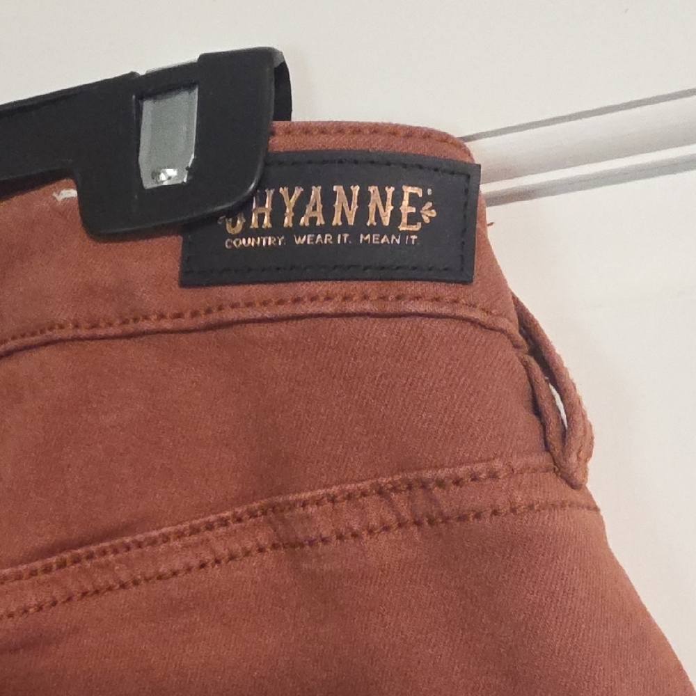 Shyanne Rust Flare & Wide Leg Jeans - Picture 6 of 7
